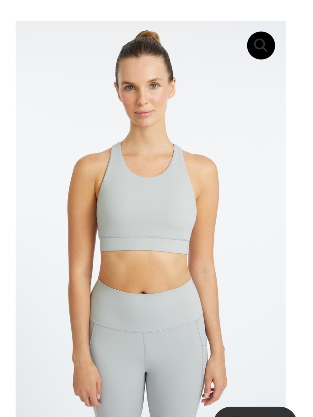 High-Neck Stone Sports Bra - Women YogaWorks activewear